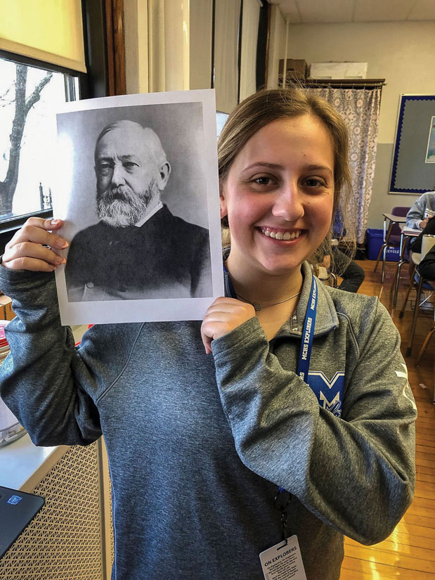 04 17 2022 marquette hs Sydney Erhman related to President