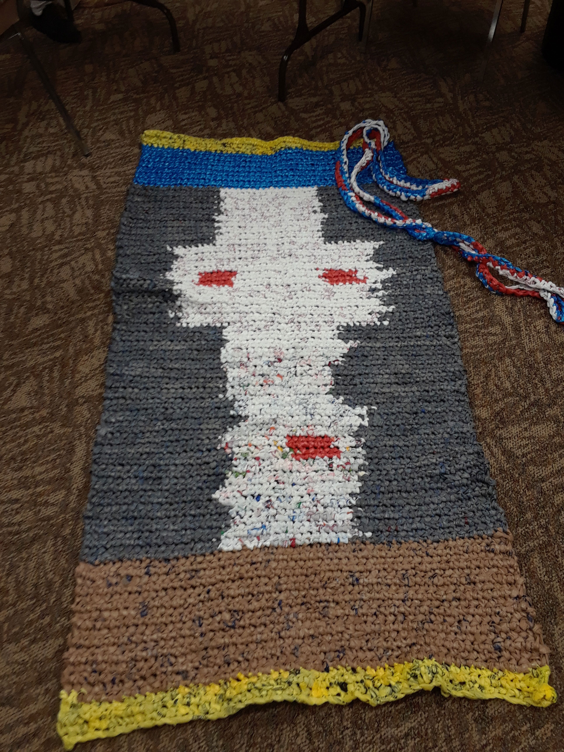 10 02 2022 Mats for homeless macon co. cross mat