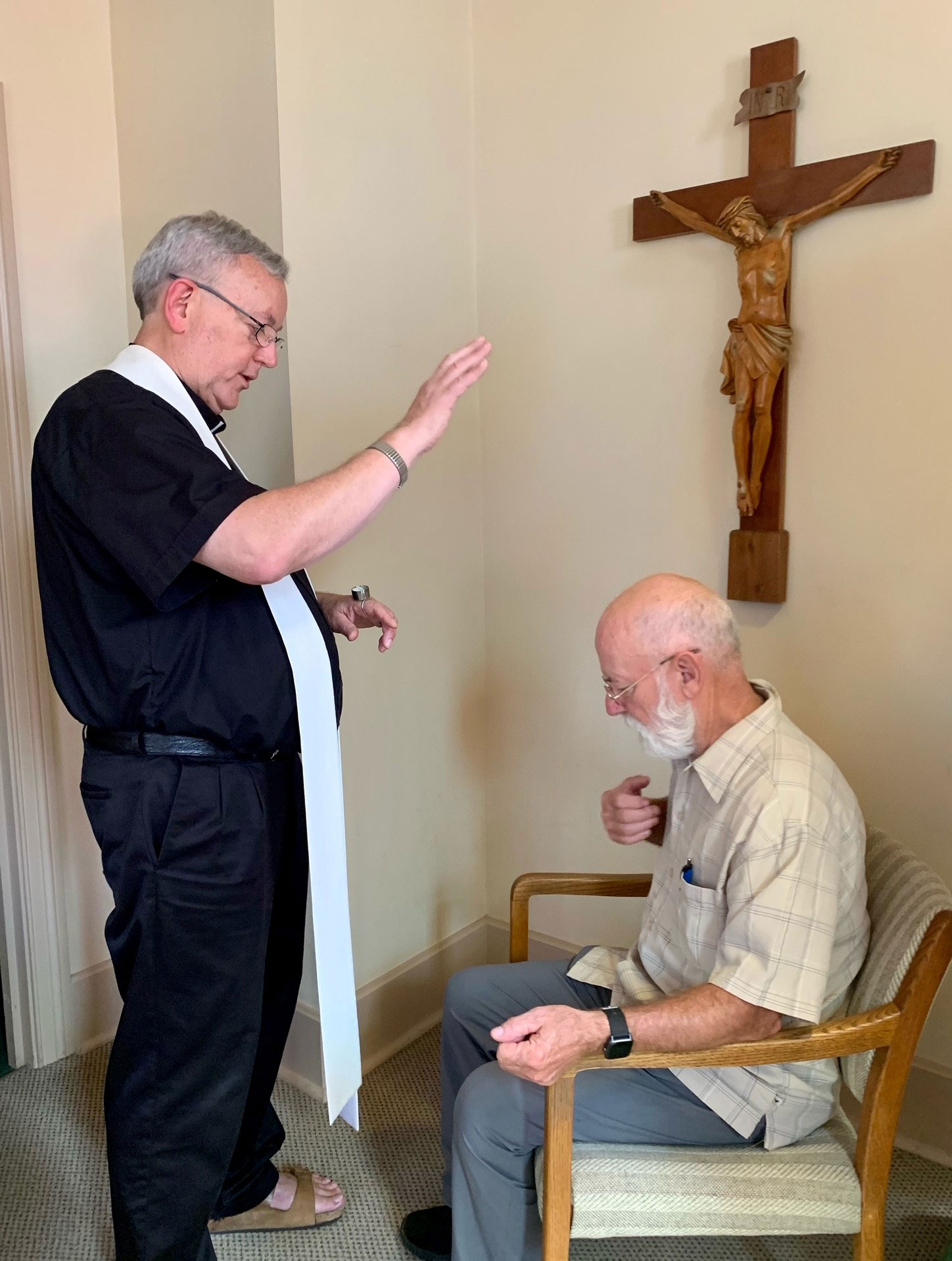Fr Titus 2 with Deacon Gene Uptmor