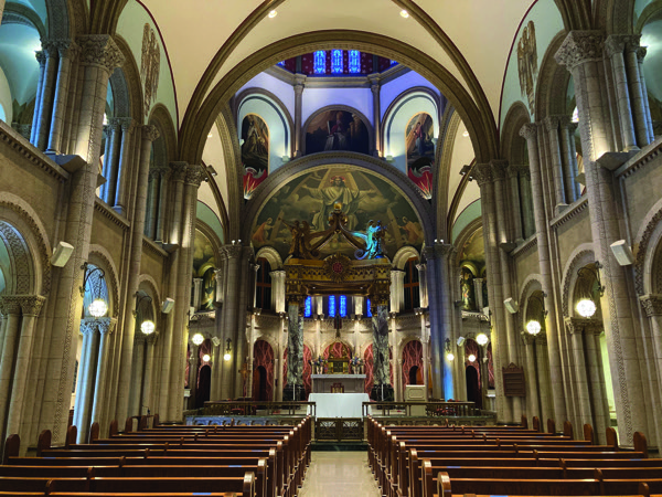 Inside St. Francis Church