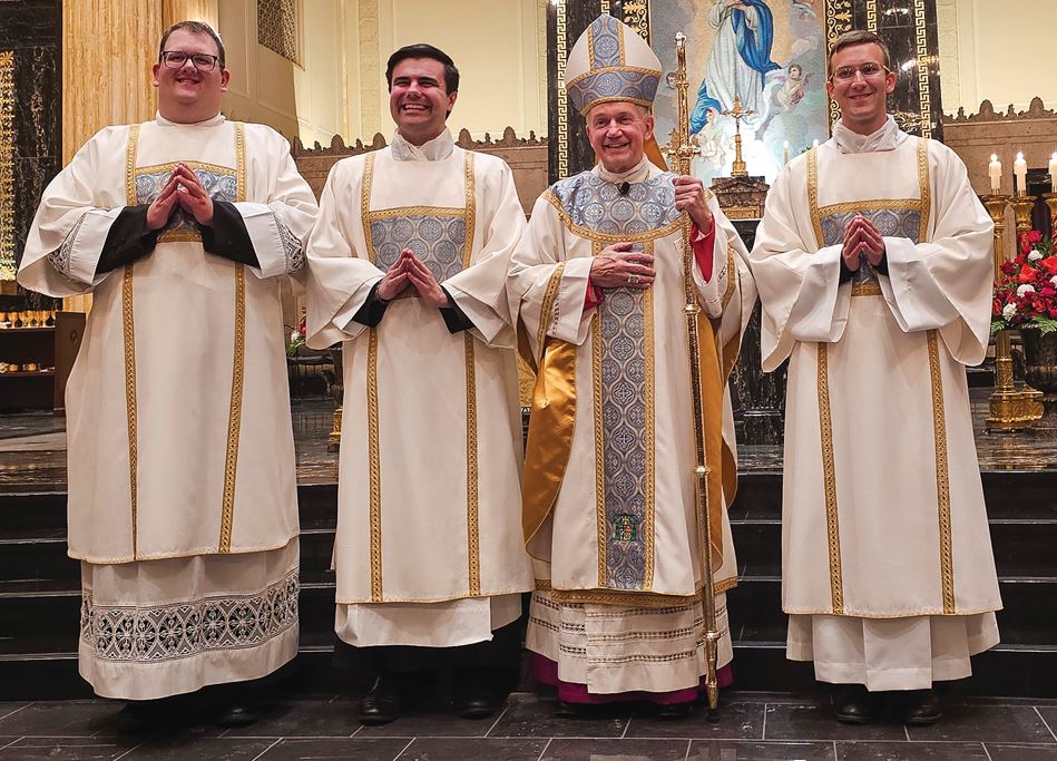 deacons with bishop