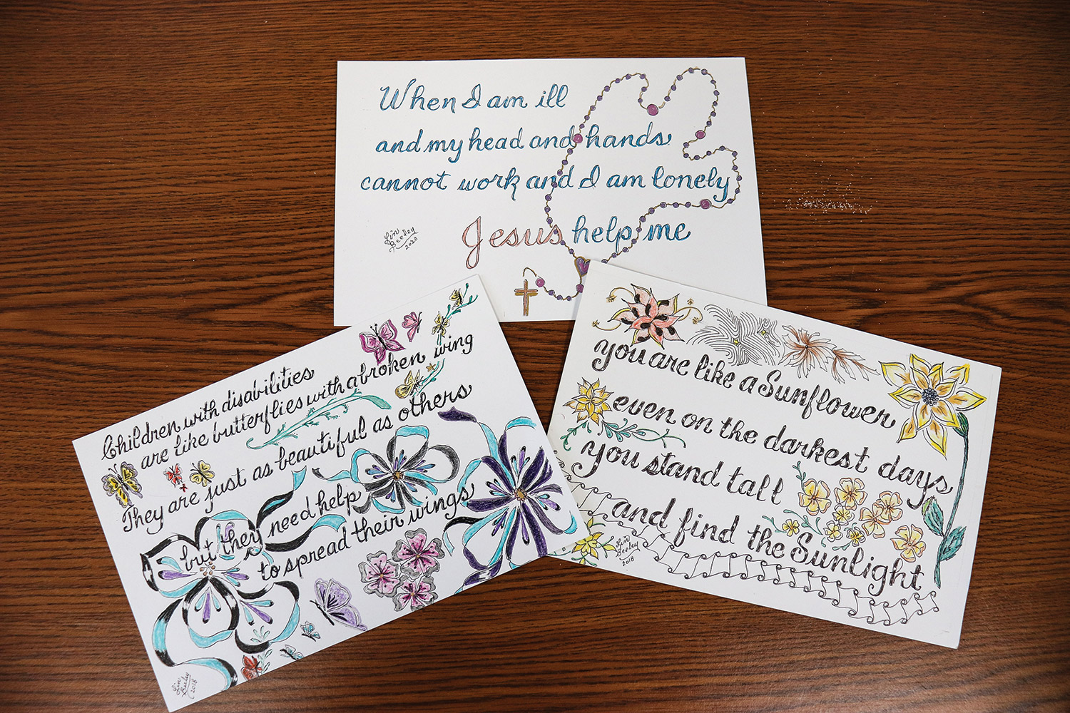10 04 2020 Lin Beeley card artist Jacksonville
