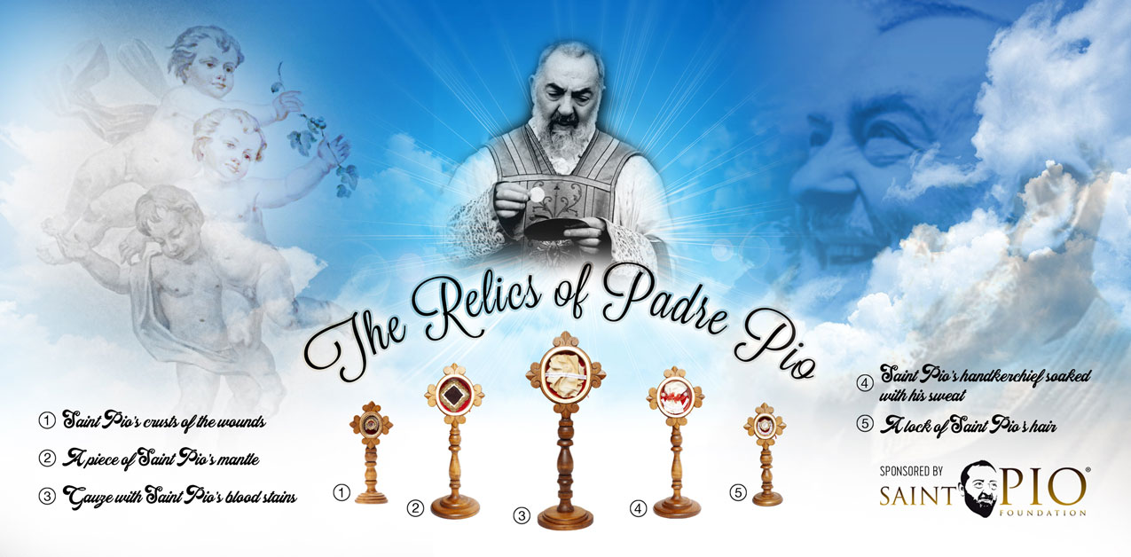 official flier relics of padre pio archdioceses
